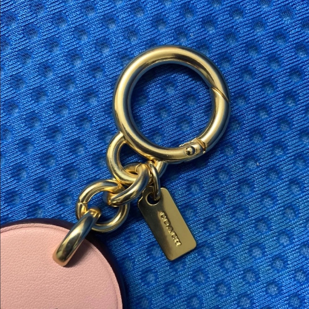 Coach Selena Gomez Heart Keychain Bag Charm - Picture 7 of 7